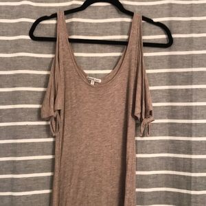 Charlotte Russe Cold shoulder knee length dress